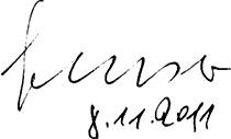 Unterschrift Frank Benseler